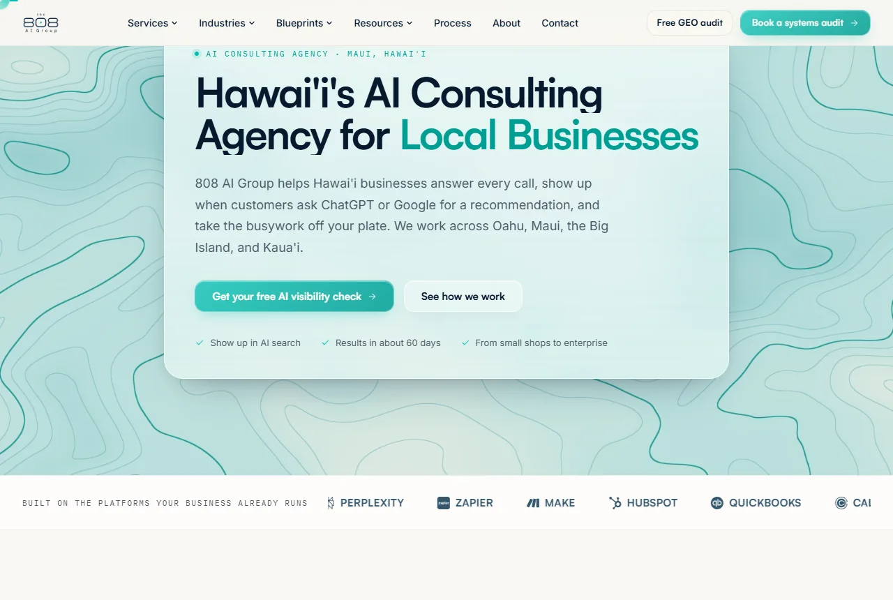 The 808 AI Group live site